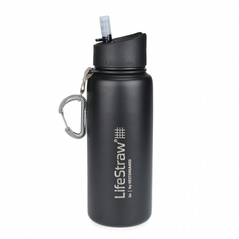 LifeStraw LifeStraw Go 0,7 Liter Stainless Steel Black