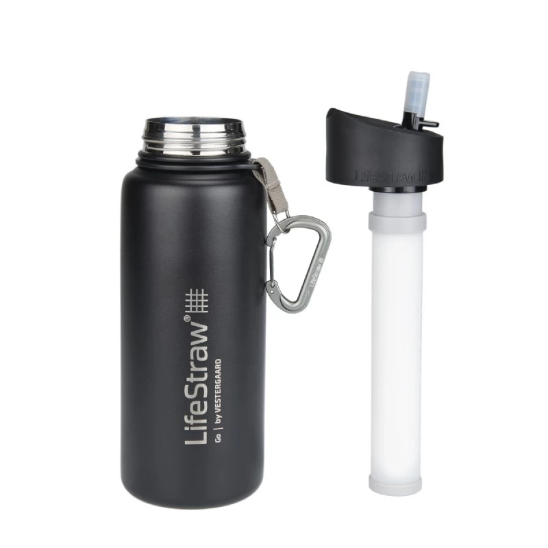 LifeStraw LifeStraw Go 0,7 Liter Stainless Steel Black - Afbeelding 2