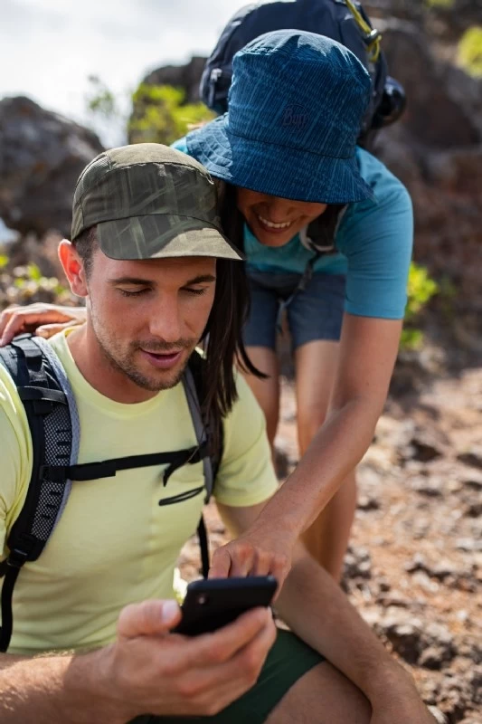 BUFF® BUFF® Trek Cap Hashtag Moss Green - Afbeelding 3