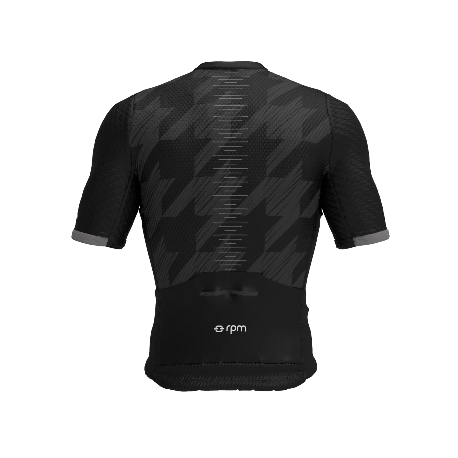 RPM Sartoria Sportiva RPM Wielershirt Korte Mouw Pied De Poule Black - Afbeelding 2