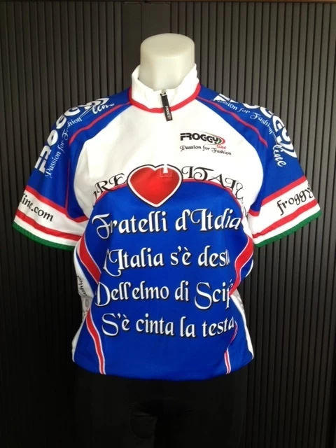 FL Fratelli D'Italia Wielershirt - Blauw